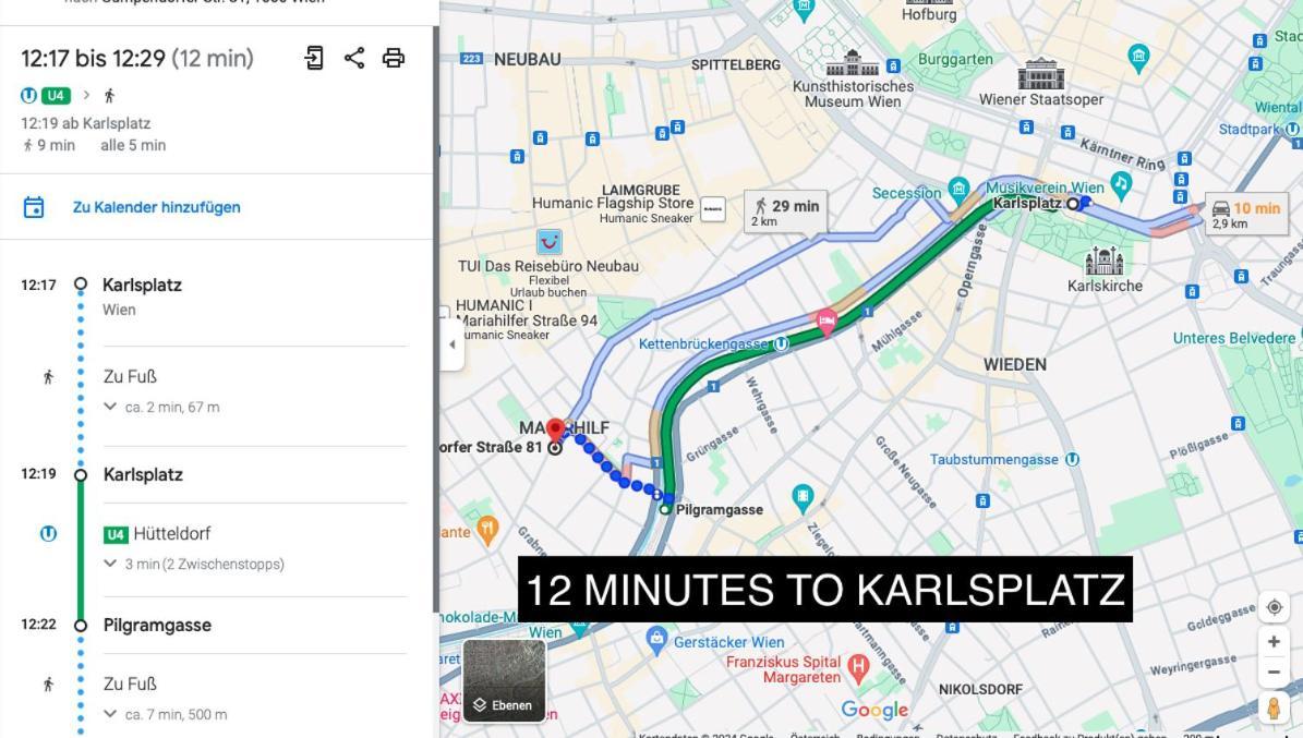 Direct City Center-Privat Rooms-5 Minutes Mariahilferstrasse 维也纳 外观 照片